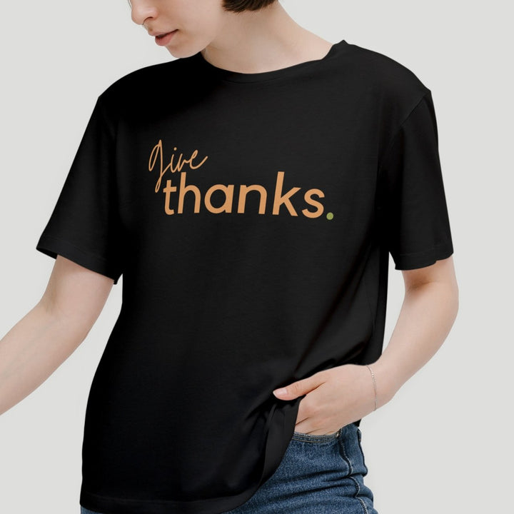 Give Thanks Tee - Emerald Promise