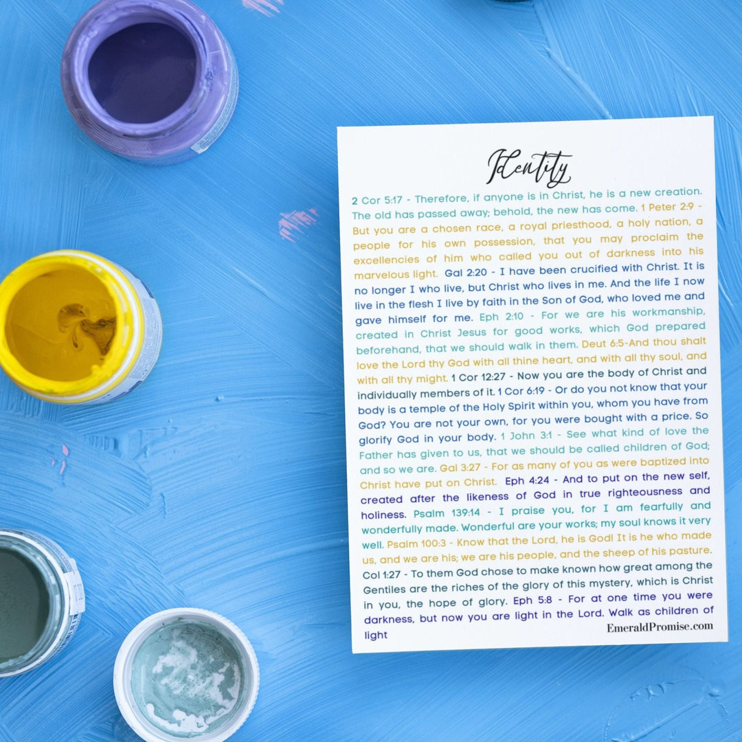 Identity - Scripture Card - Emerald Promise