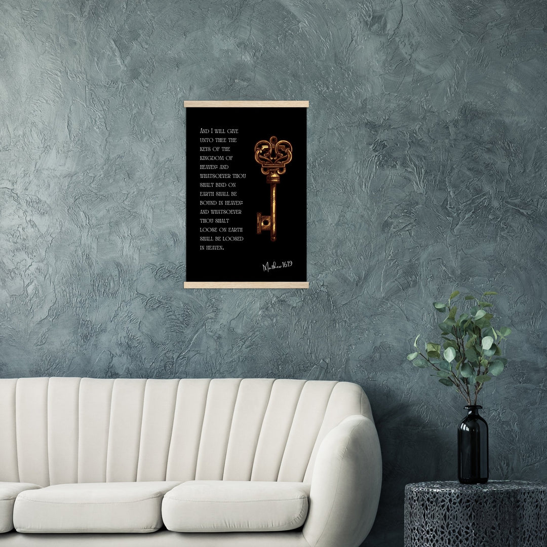 Key Poster & Hanger - Emerald Promise