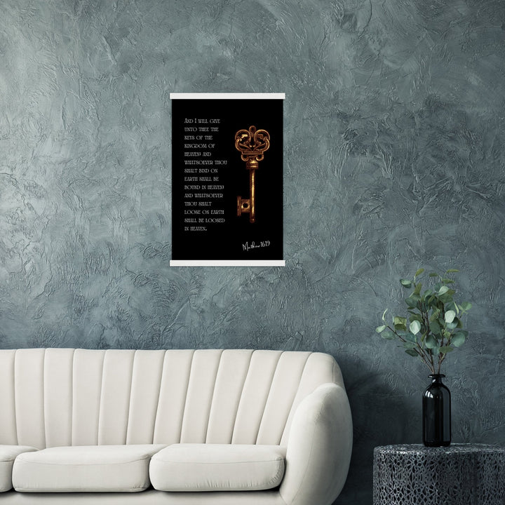 Key Poster & Hanger - Emerald Promise