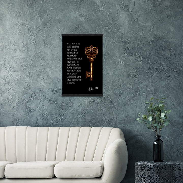 Key Poster & Hanger - Emerald Promise