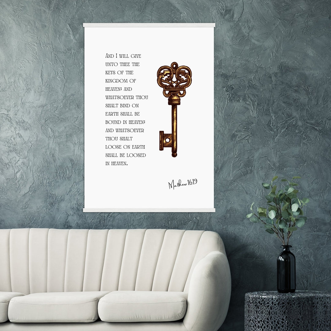 Key Poster & Hanger - Emerald Promise