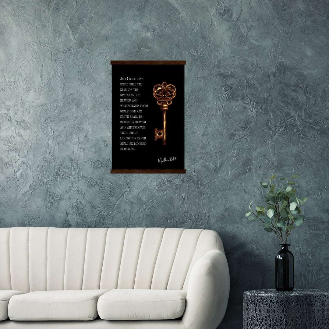 Key Poster & Hanger - Emerald Promise