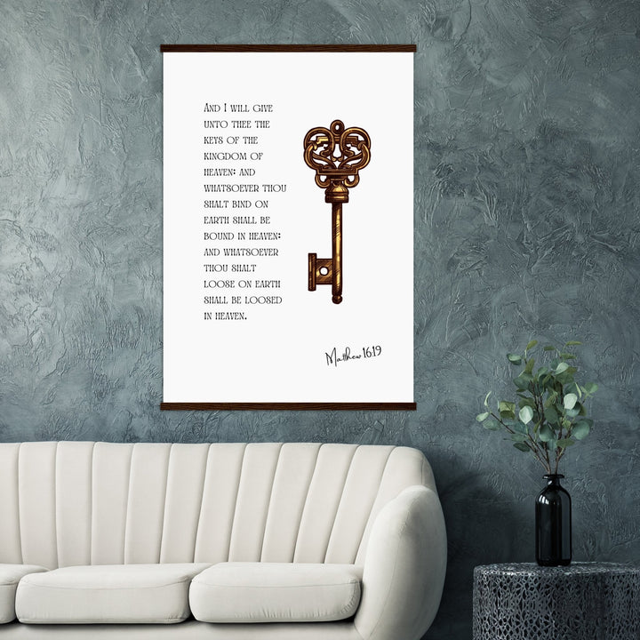 Key Poster & Hanger - Emerald Promise