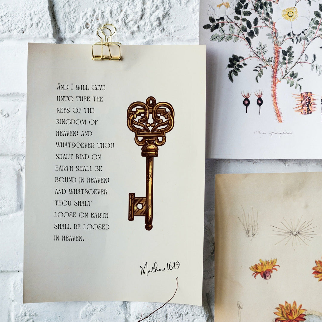 Key Poster & Hanger - Emerald Promise