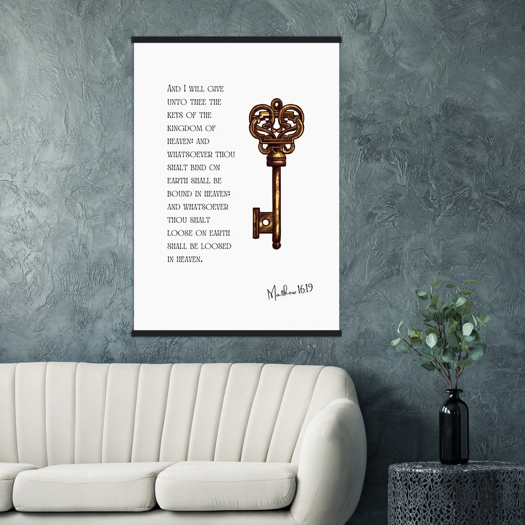 Key Poster & Hanger - Emerald Promise