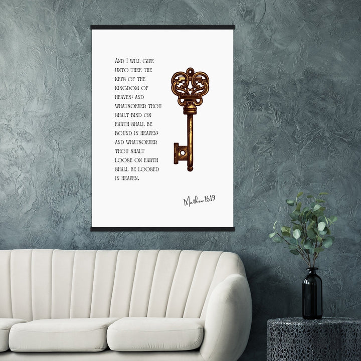 Key Poster & Hanger - Emerald Promise
