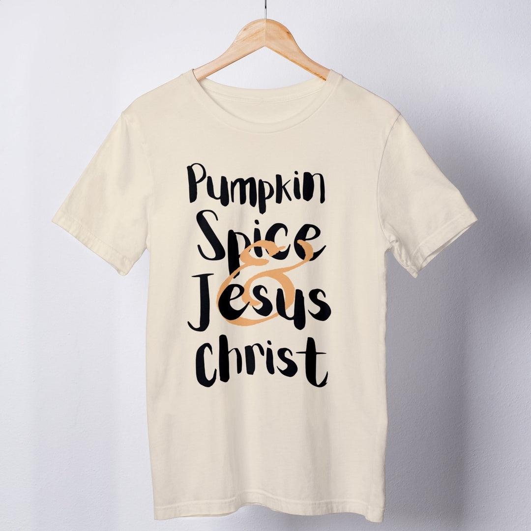 Pumpkin Spice & Jesus Christ Tee - Emerald Promise