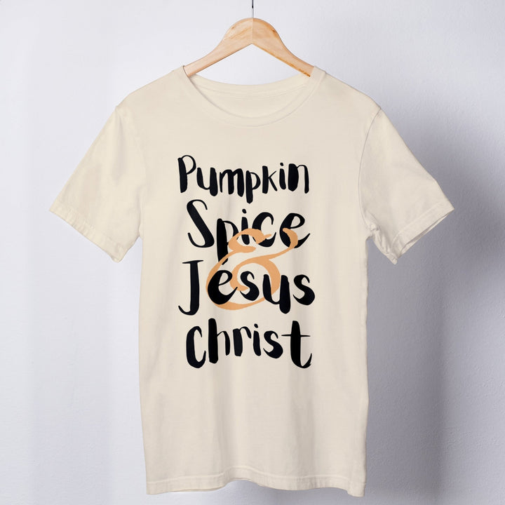 Pumpkin Spice & Jesus Christ Tee - Emerald Promise