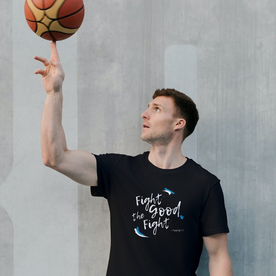 the Good Fight Tee - Emerald Promise