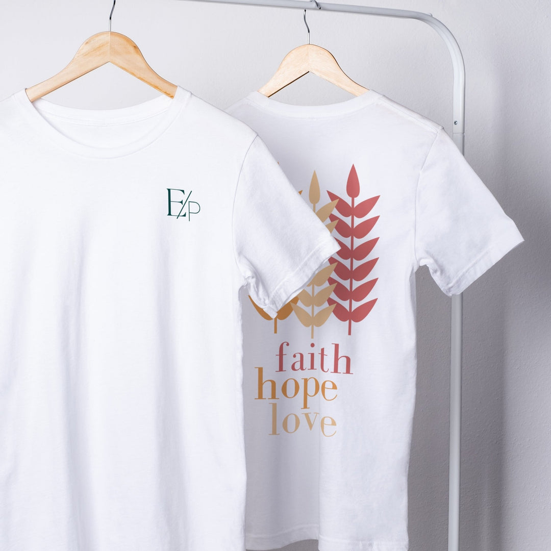 faith, hope, & love Tee - Emerald Promise