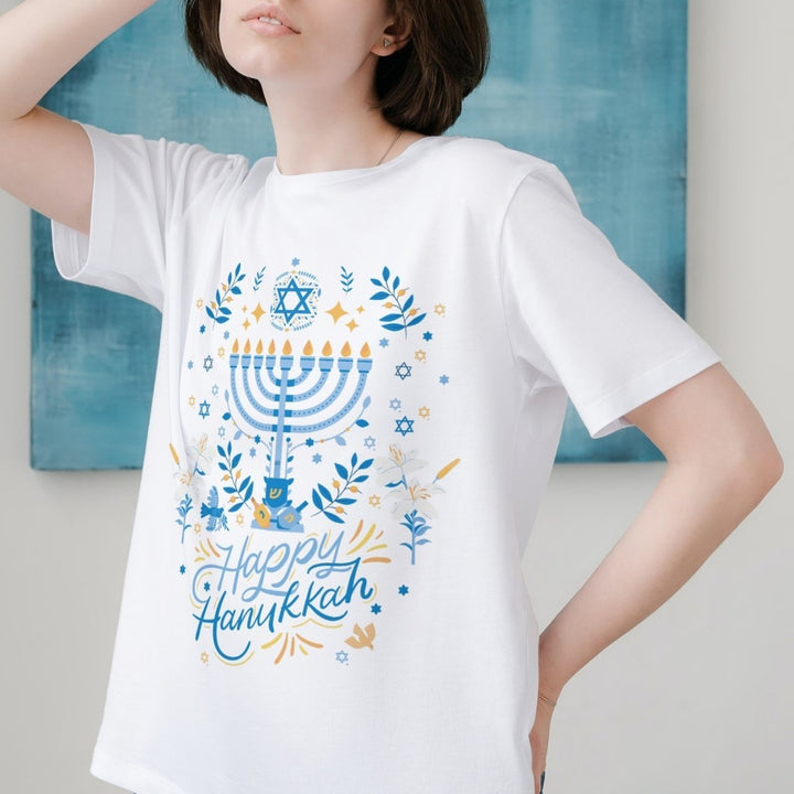 Happy Hanukkah Tee - Emerald Promise