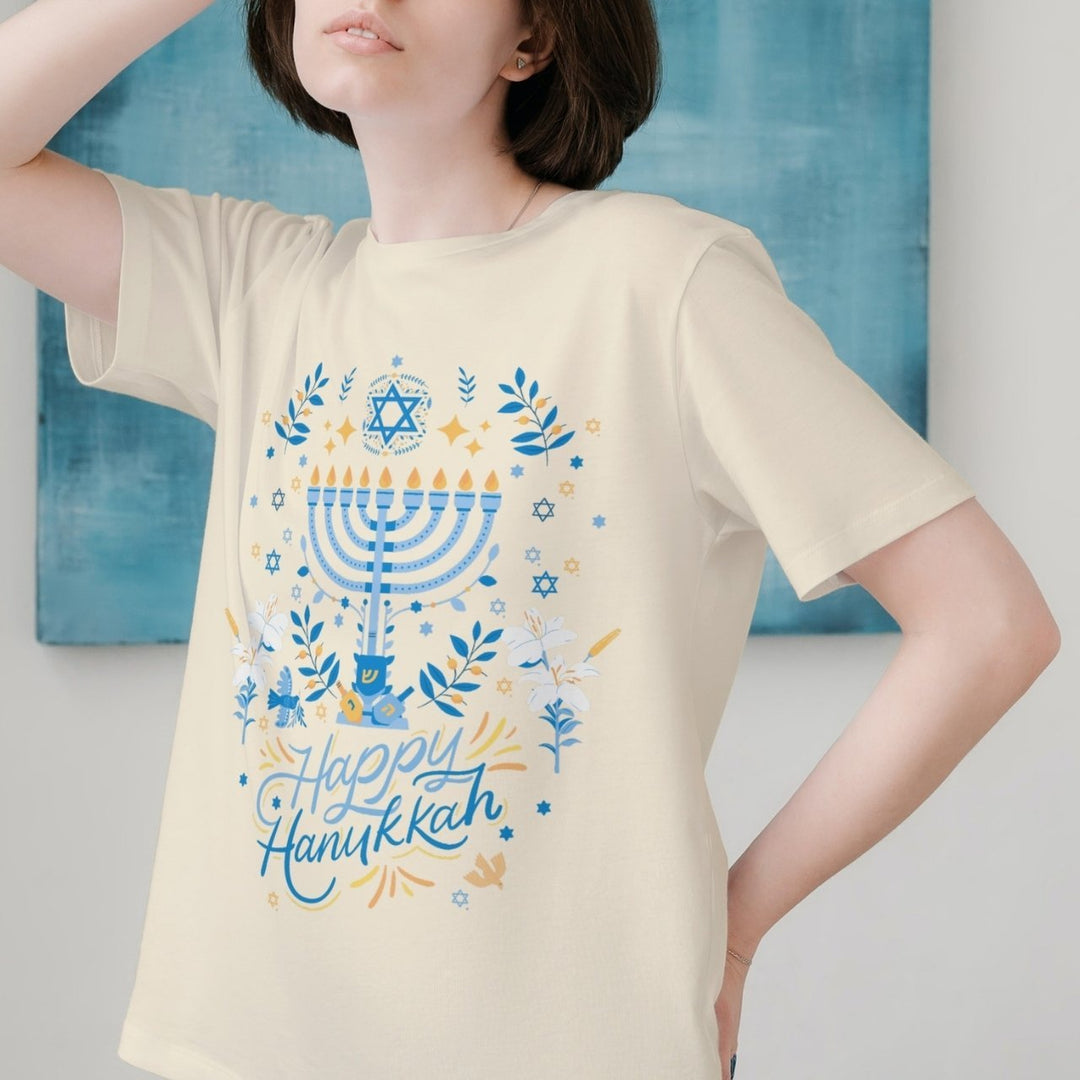 Happy Hanukkah Tee - Emerald Promise