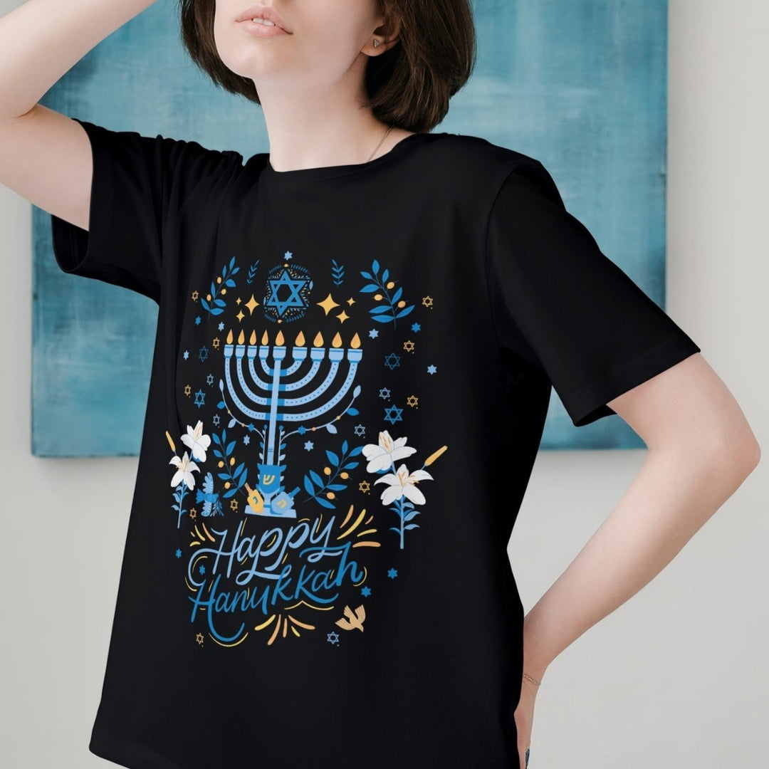 Happy Hanukkah Tee - Emerald Promise