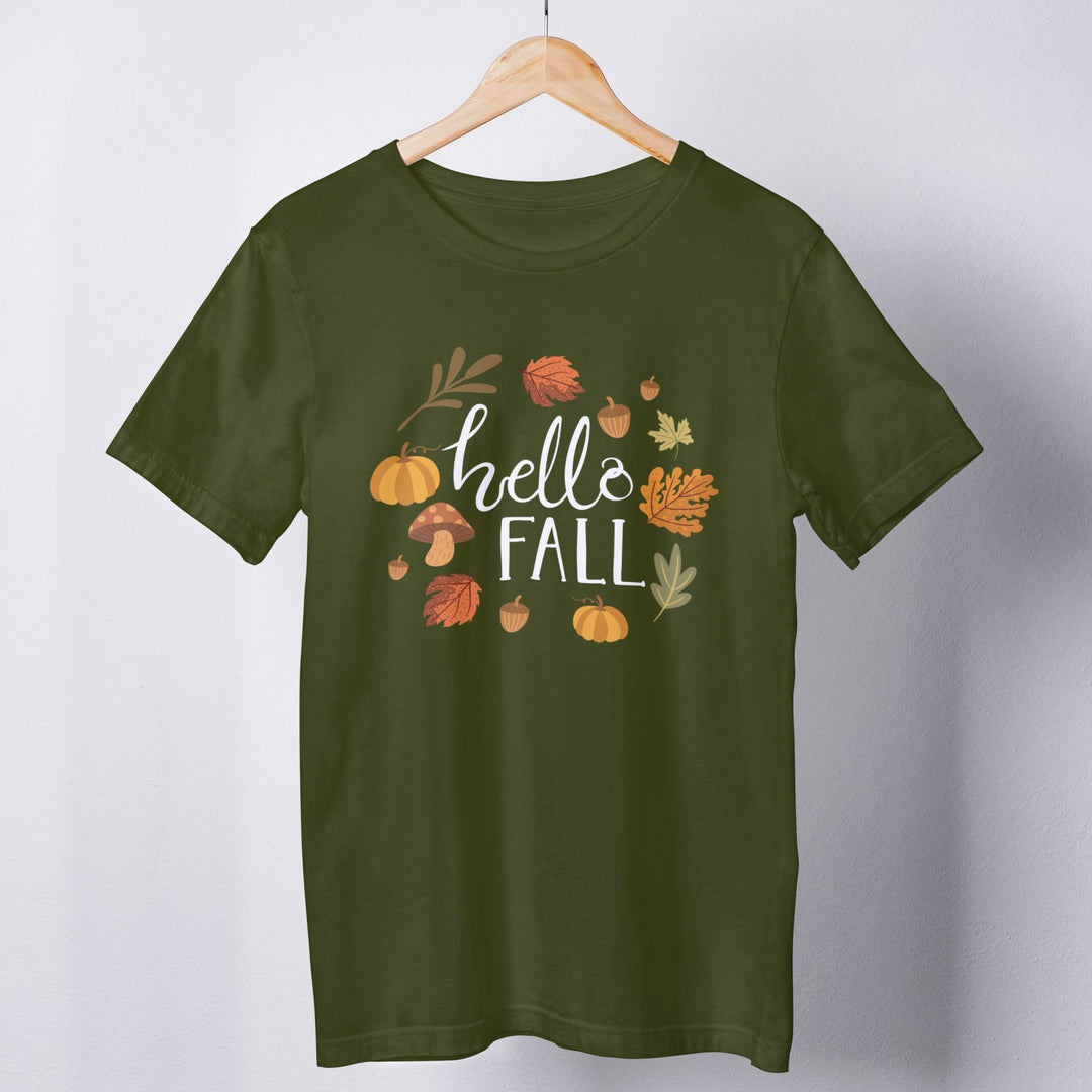 Hello Fall Tee - Emerald Promise