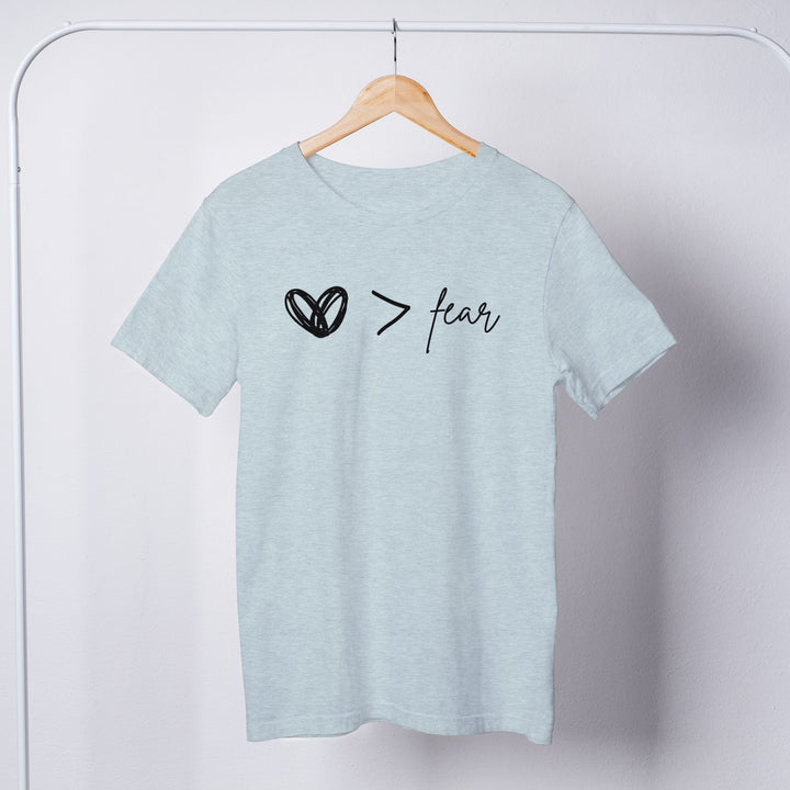 Love>fear tee - Emerald Promise